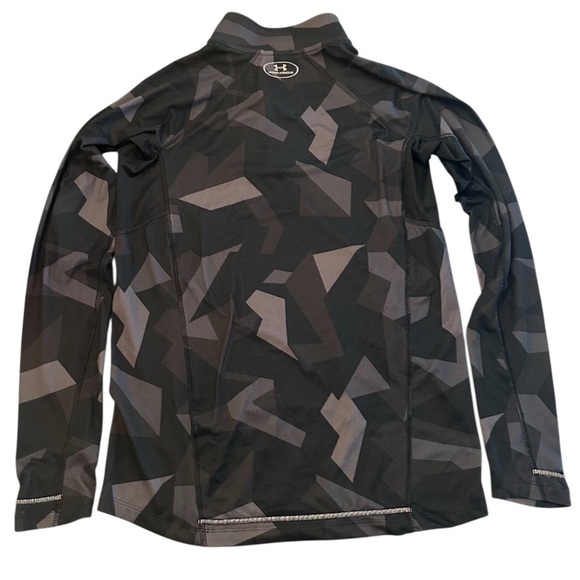 Under Armour Men's UA Launch Run Printed ¼ Zip Jacket Small Mesh Ventilation - Picture 4 of 9
